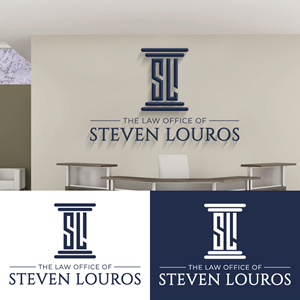 Logo Design by _enma for The Law Office of Steven Louros | Design #36267454