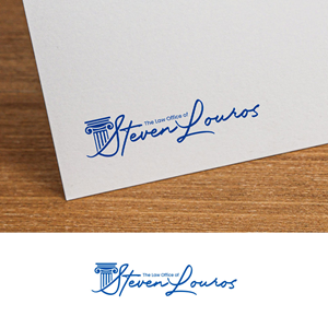 Logo Design by NZ Creatives for The Law Office of Steven Louros | Design: #36247820
