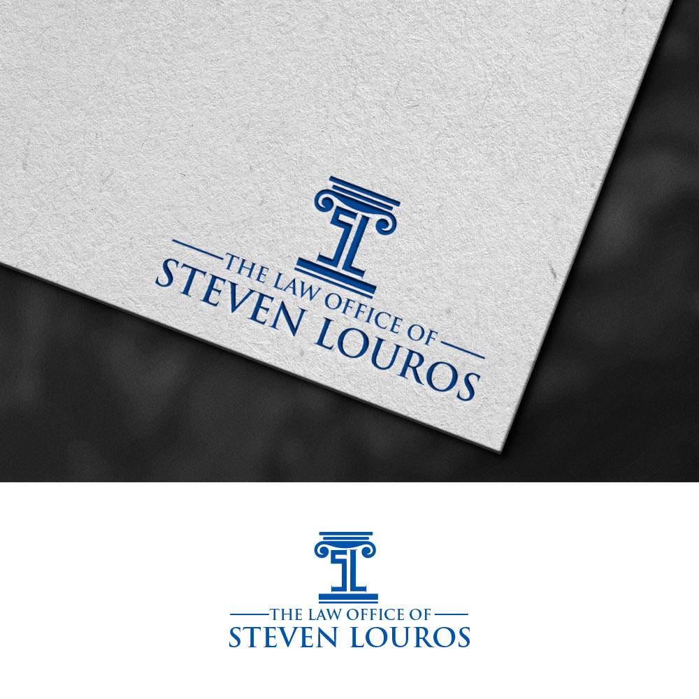 Logo Design by NZ Creatives for The Law Office of Steven Louros | Design #36247821