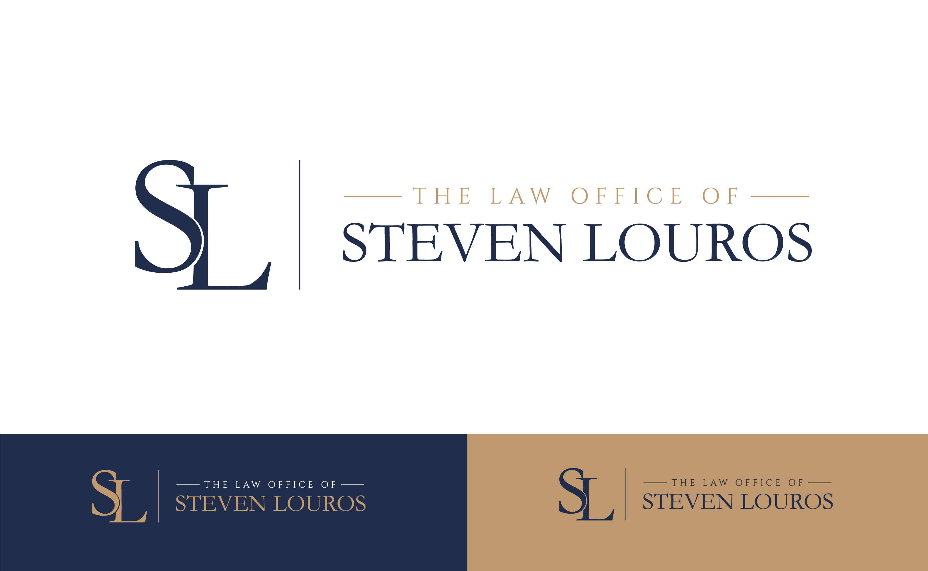 Logo Design by Paras Bali for The Law Office of Steven Louros | Design #36290863