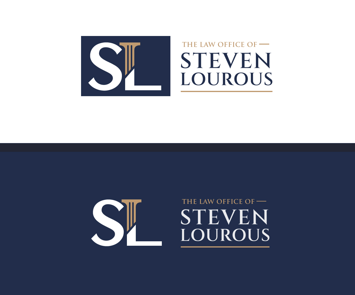 Logo Design by edwinnegz1 for The Law Office of Steven Louros | Design #36237728