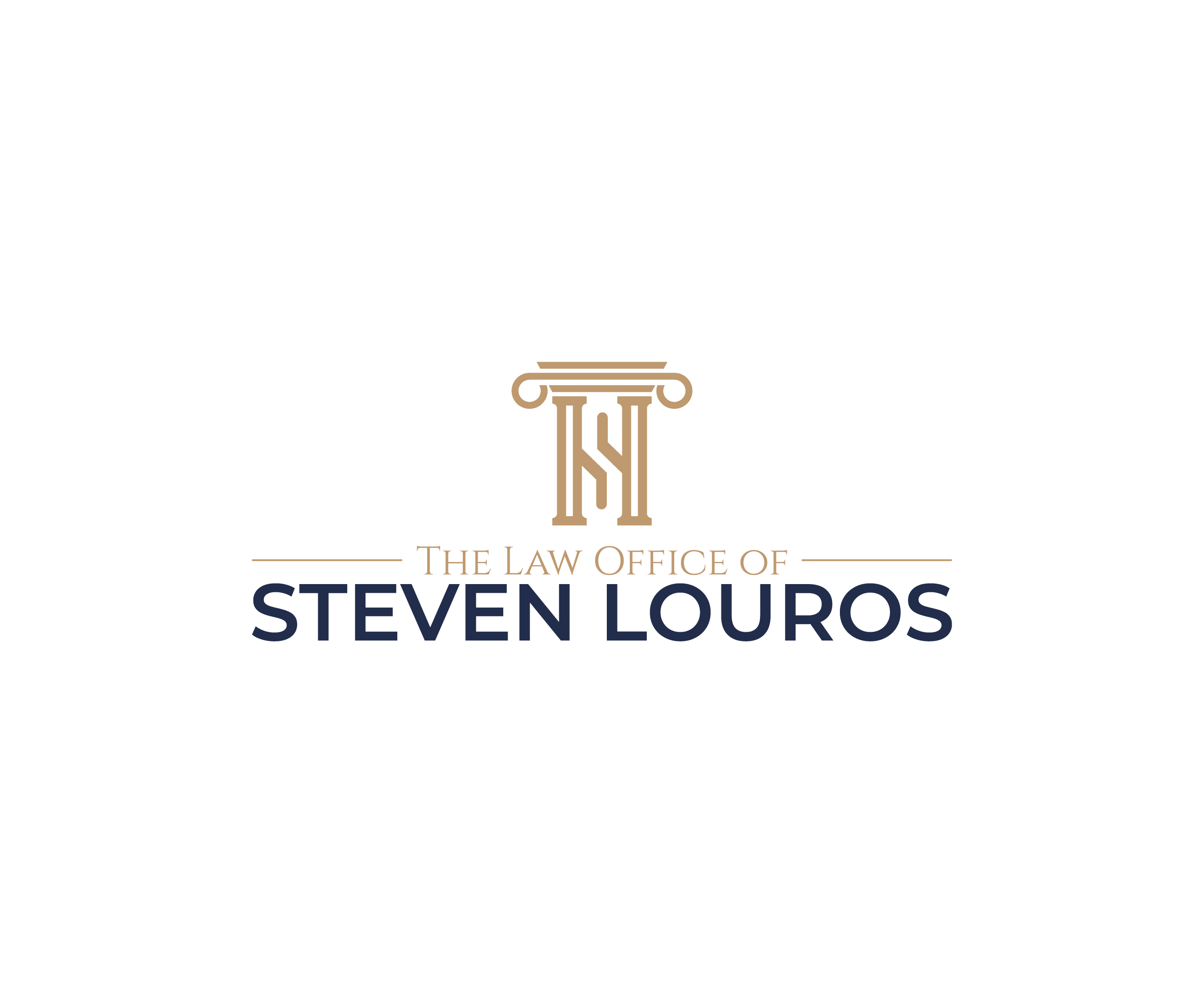Logo Design by Didi Purwadi for The Law Office of Steven Louros | Design #36258666