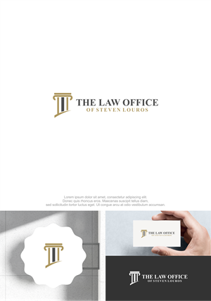Logo Design by M.Syaiful Huda for The Law Office of Steven Louros | Design: #36238346