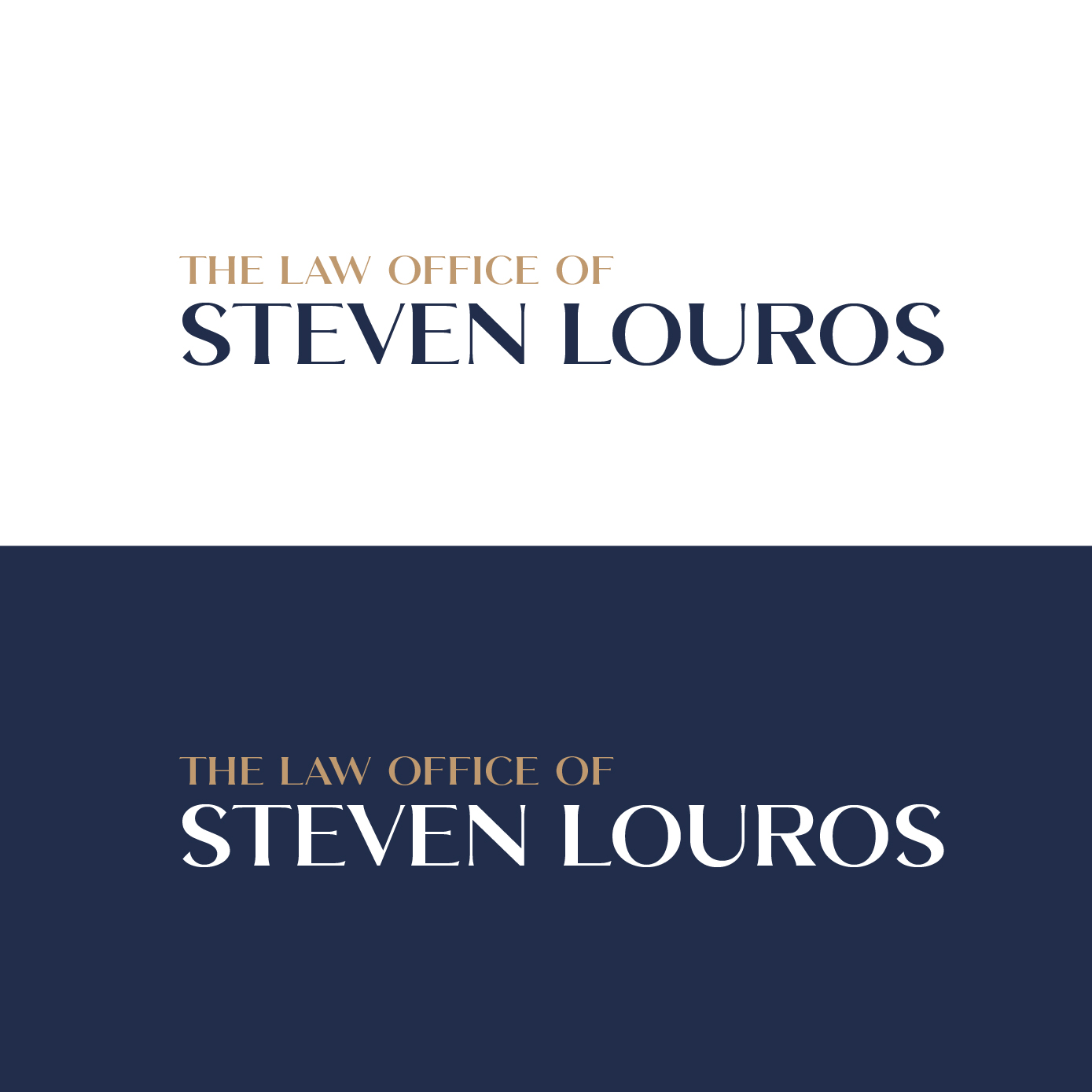 Logo Design by ziramcreative for The Law Office of Steven Louros | Design #36259106
