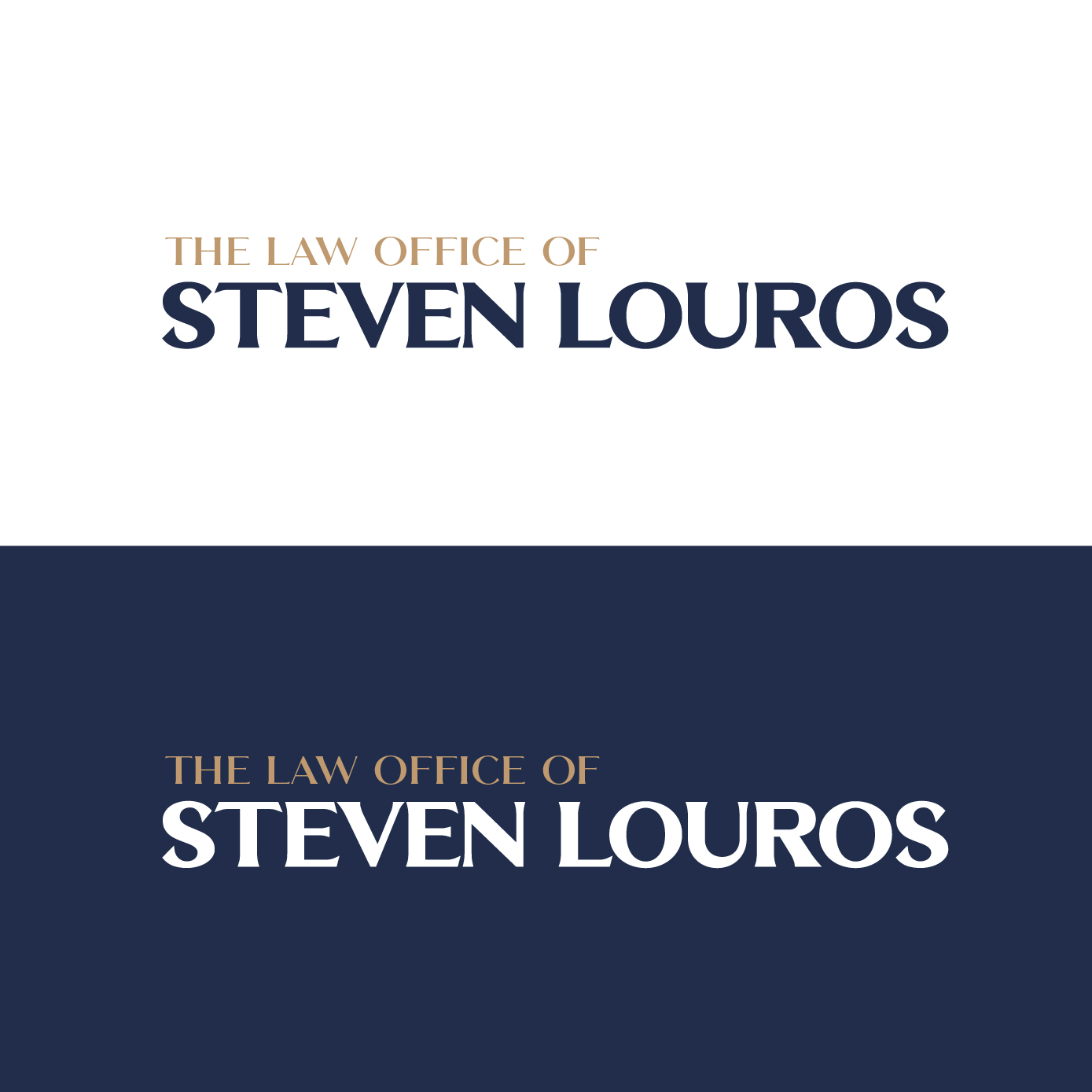 Logo Design by ziramcreative for The Law Office of Steven Louros | Design #36272209