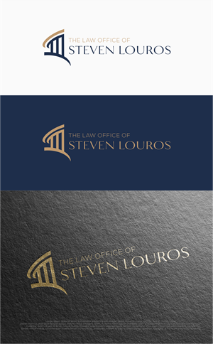 Logo Design by shiroRo for The Law Office of Steven Louros | Design: #36278372