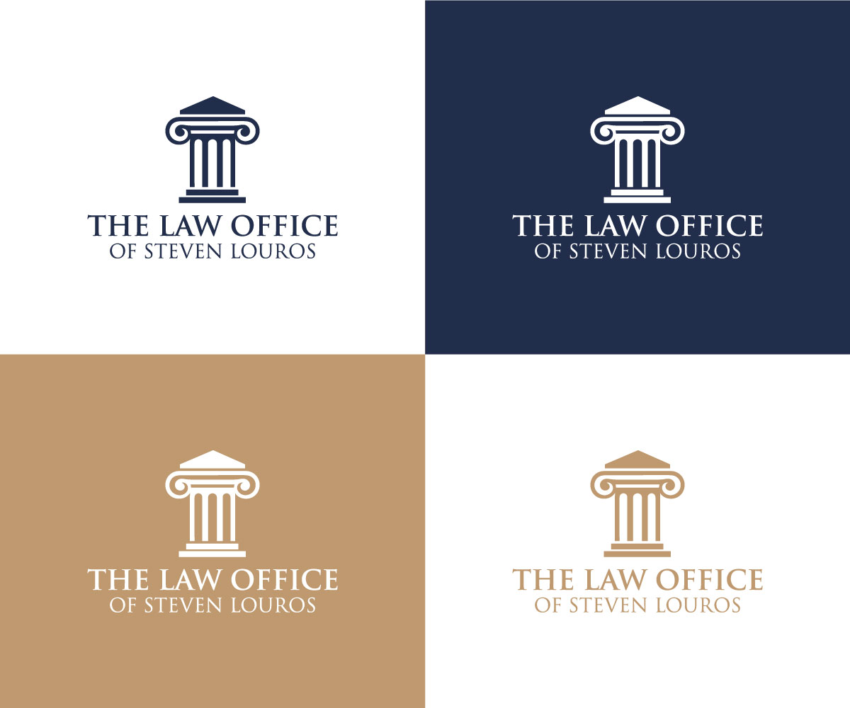 Logo Design by kamruzzaman 5 for The Law Office of Steven Louros | Design #36280101