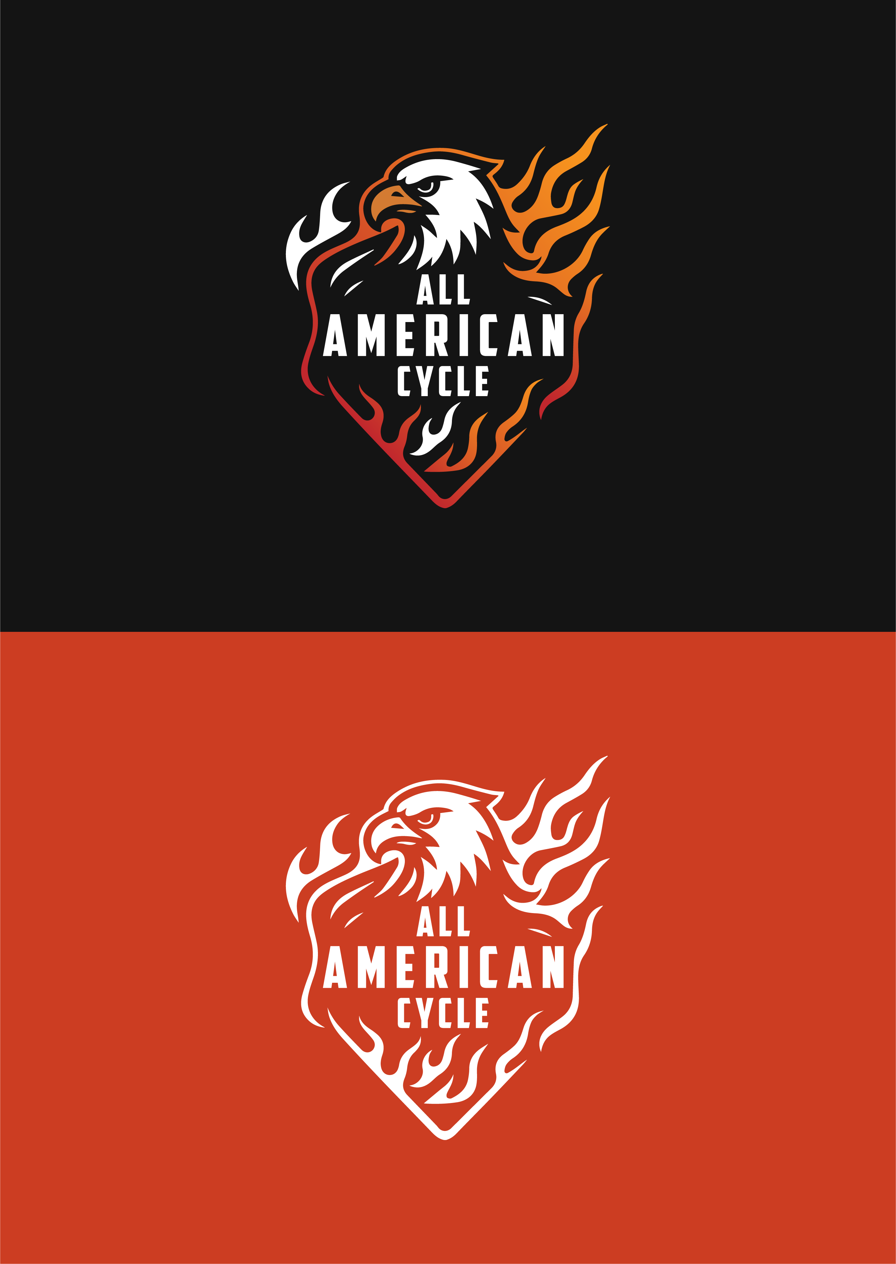 Logo Design by Jammie Logos for All American Cycle | Design #36209926