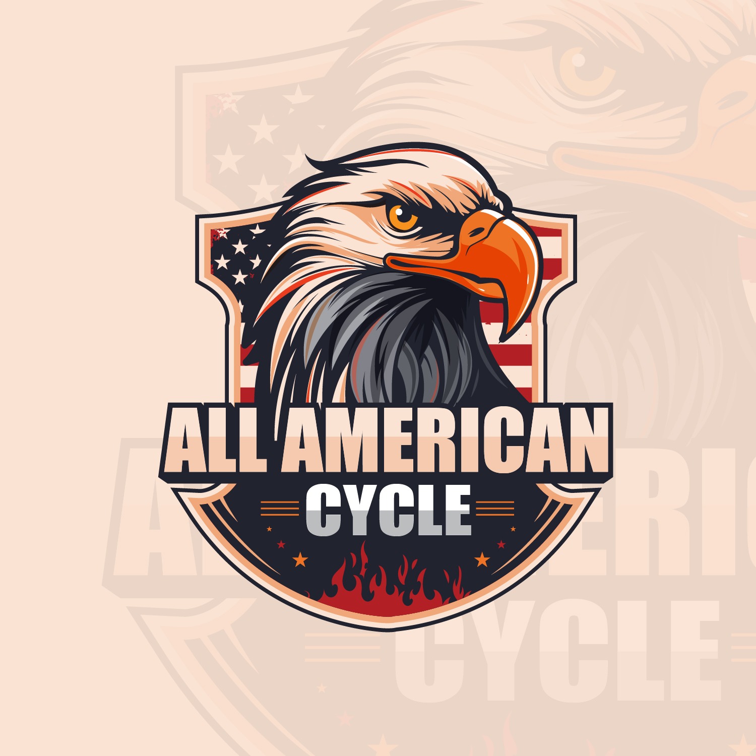 Logo-Design von Sobisss für All American Cycle | Design #36205809