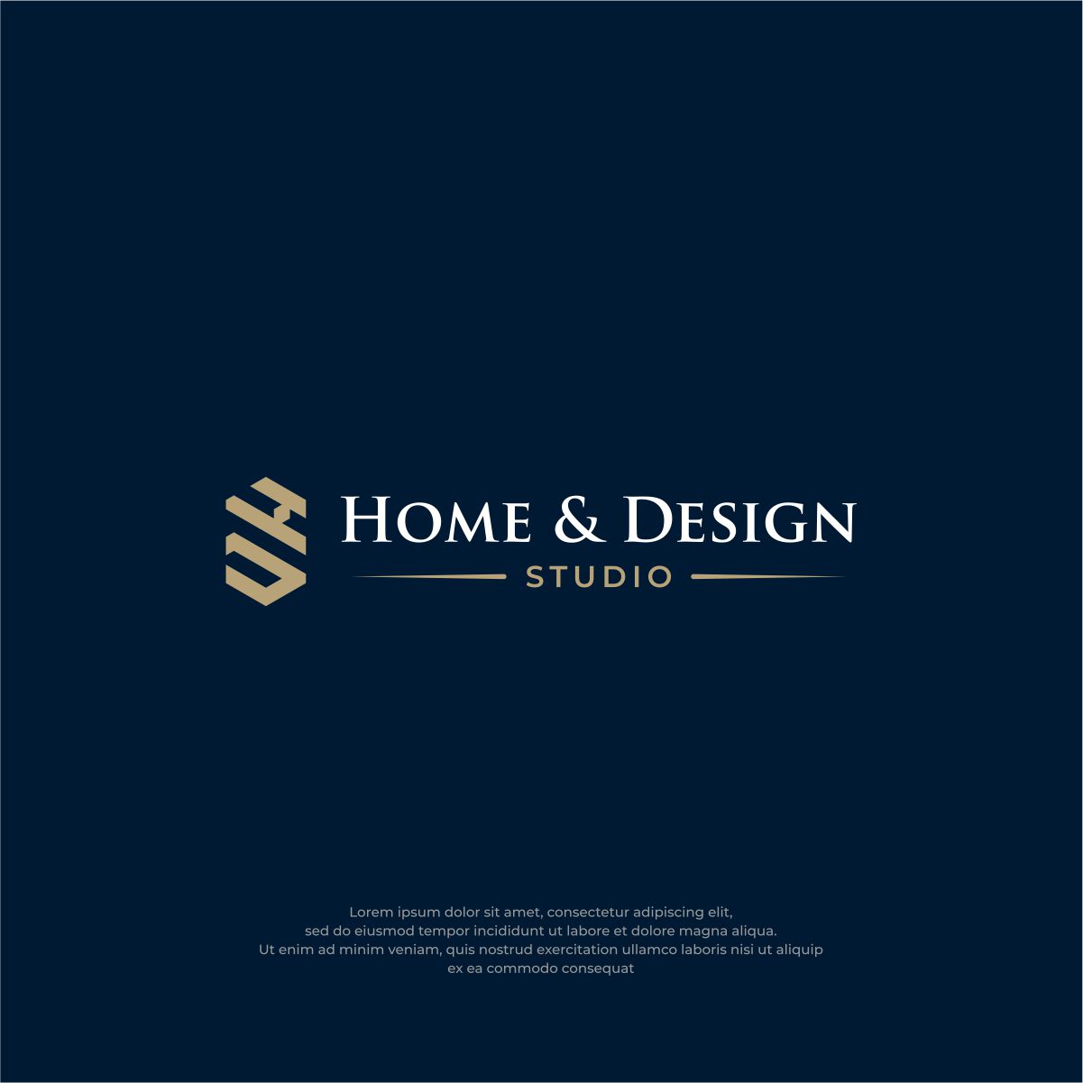 Logo-Design von Mrlogo.us für Home and Design Studio | Design #36210441