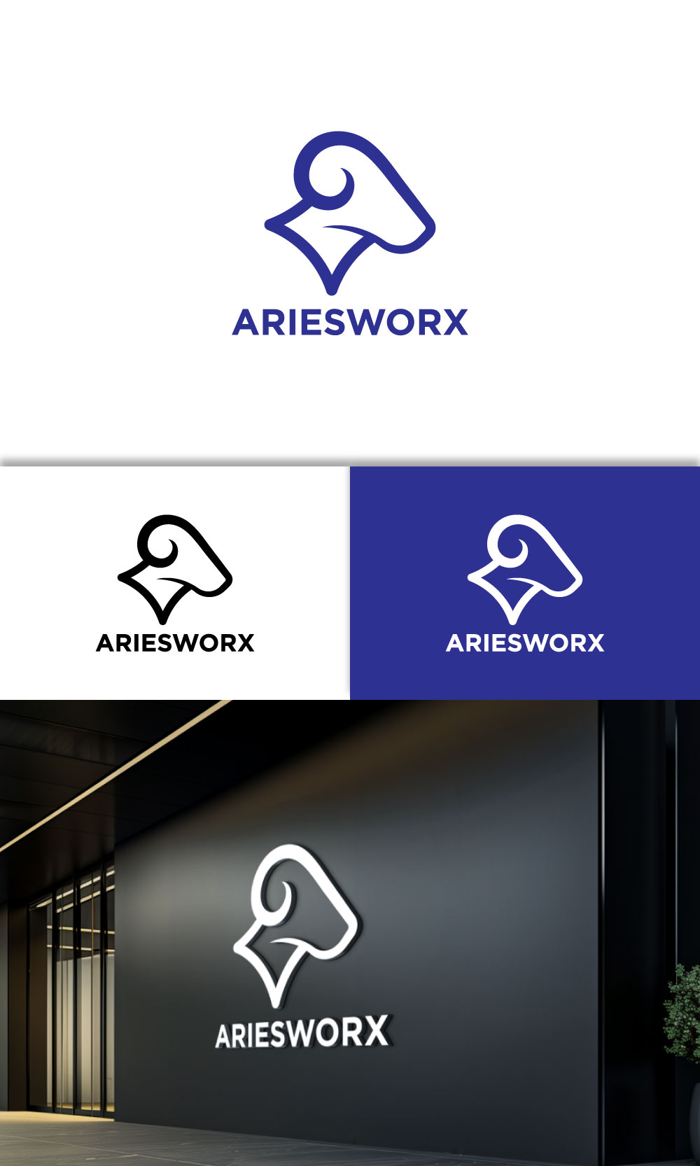 Logo Design by loveqis for ARIESWORX | Design #36225114