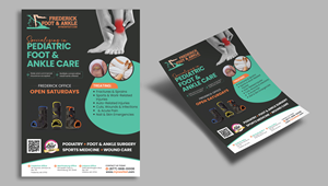 Flyer Design by Impressive Designs for Frederick Foot & Ankle | Design: #36221814