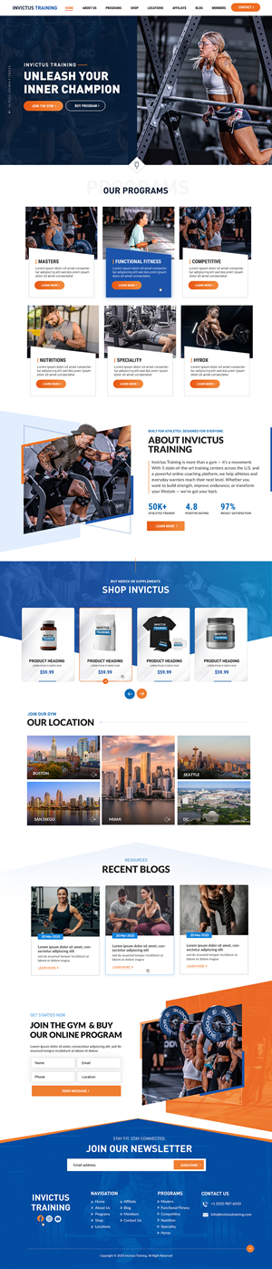 Diseño Web por Blue Sparrow para este proyecto | Diseño: #36227809