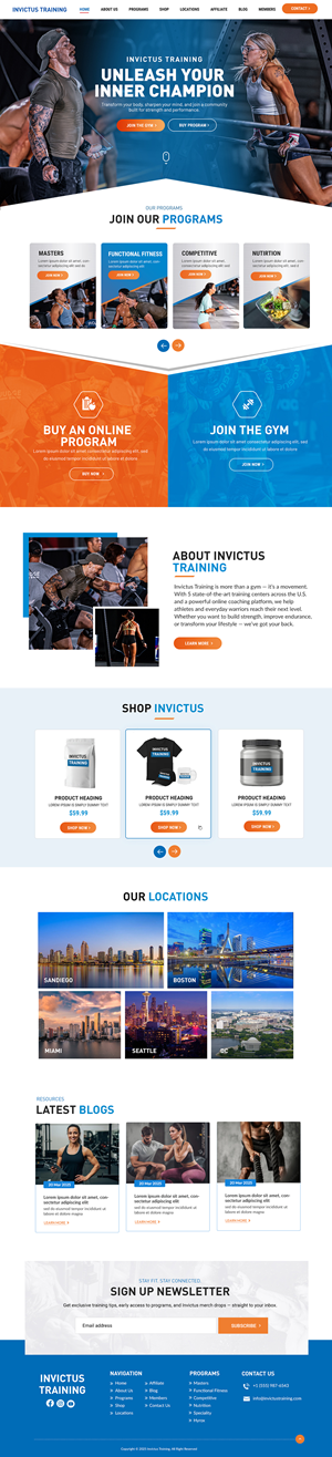 Diseño Web por Blue Sparrow para este proyecto | Diseño: #36227828