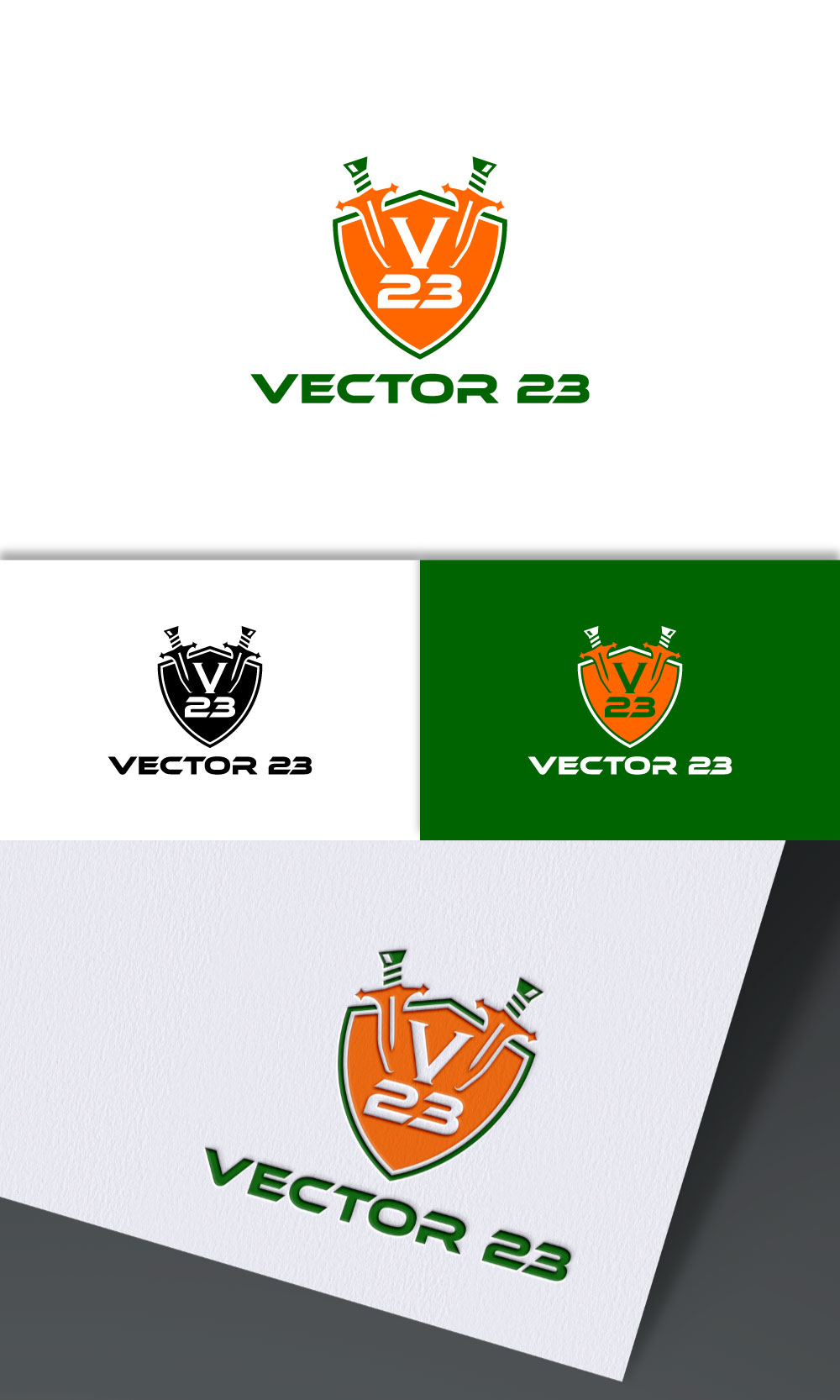 Logo Design by loveqis for Vector 23 | Design #36225468