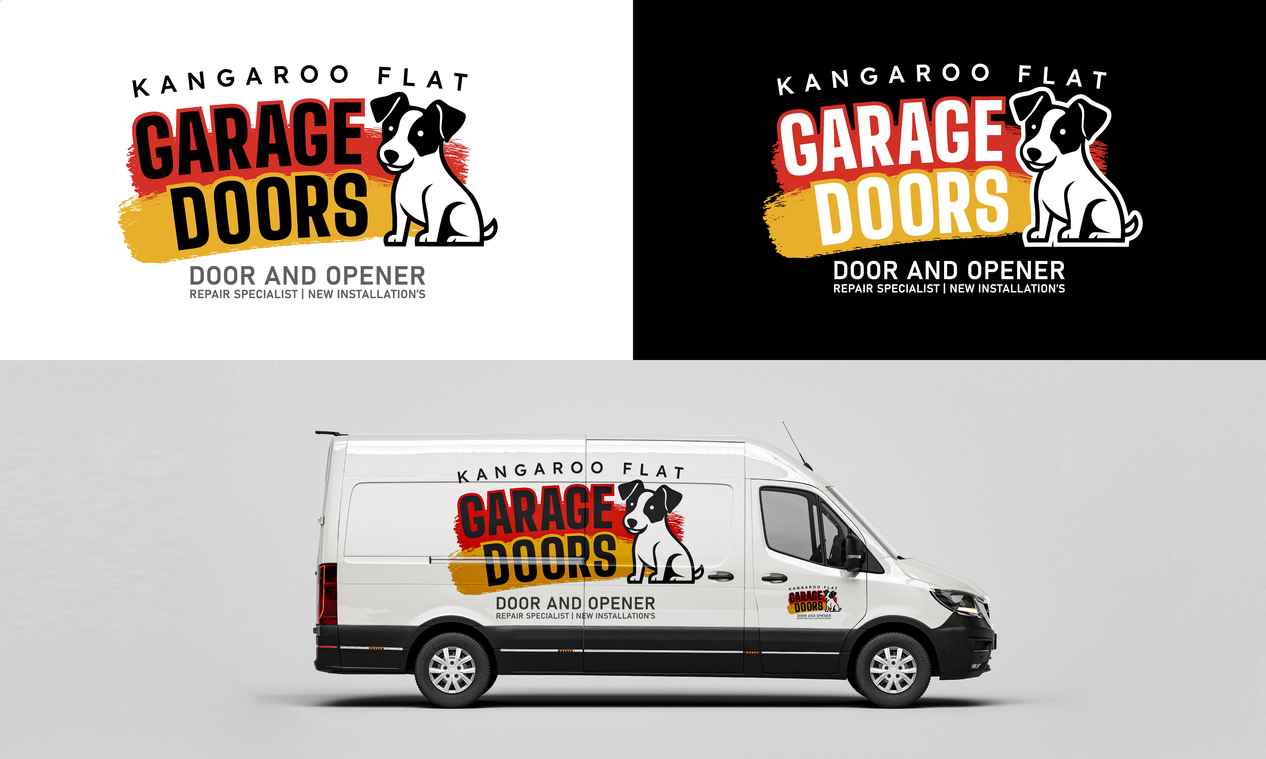 Logo Design by Duvai Studio for Kangaroo flat garage doors | Design #36221104