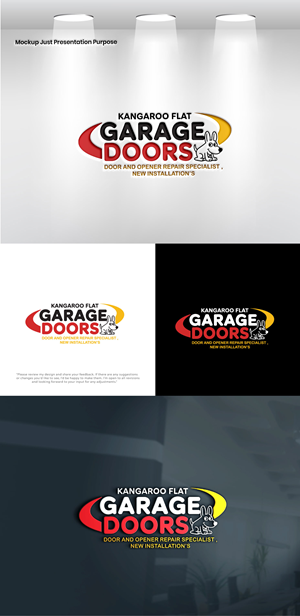 Logo Design by VectorForge for Kangaroo flat garage doors | Design: #36223876