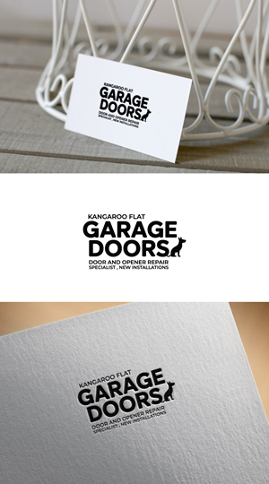 Logo-Design von KING JM für Kangaroo flat garage doors | Design: #36228806