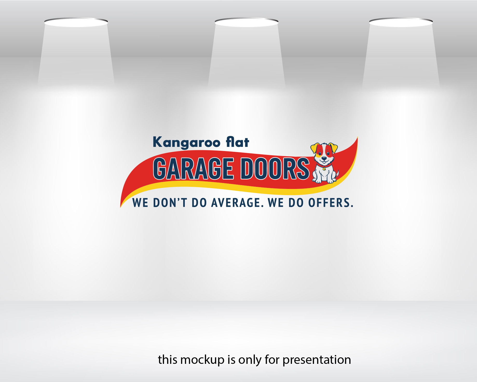 Diseño de Logo por FARU.......... para Kangaroo flat garage doors | Diseño #36221563