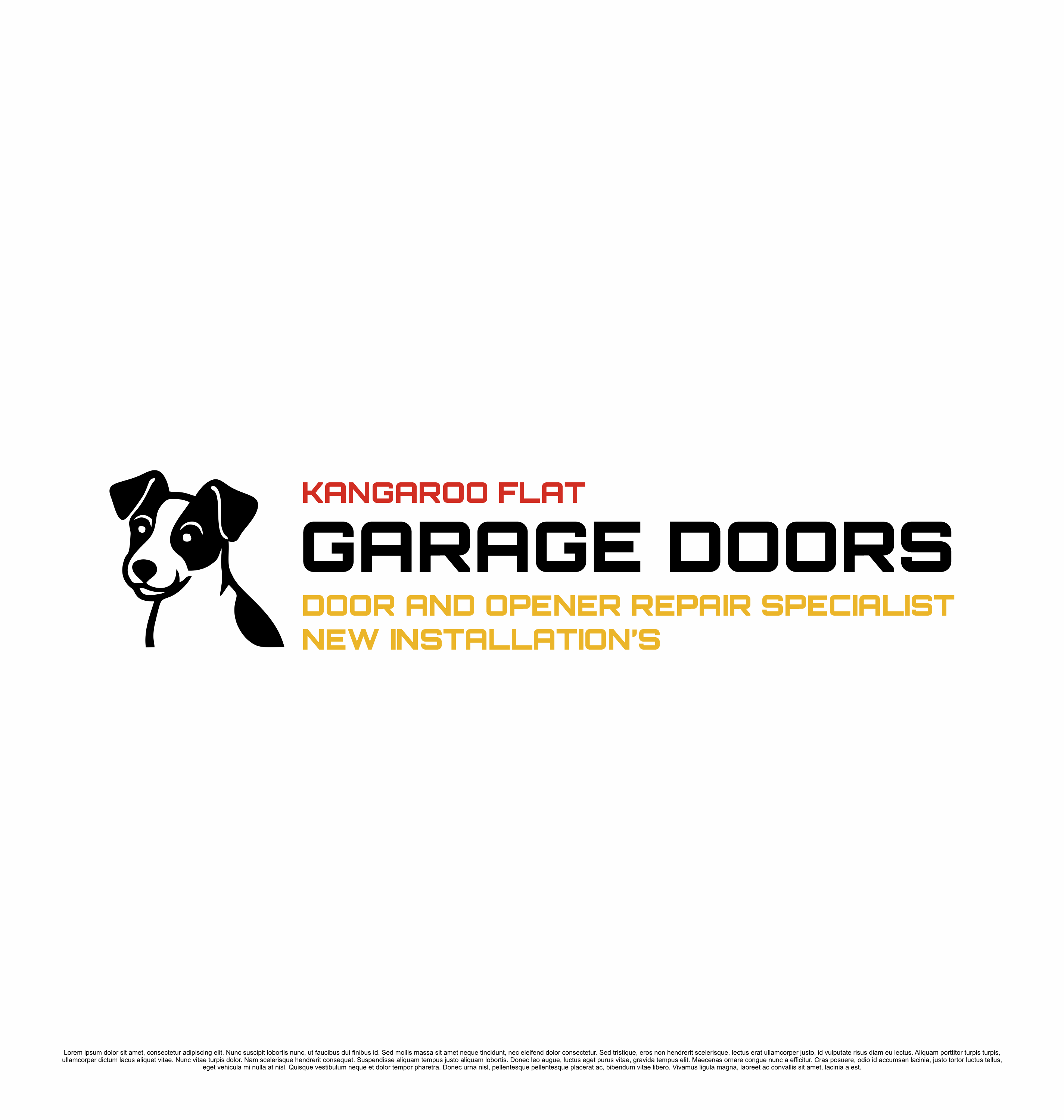 Logo-Design von saesean für Kangaroo flat garage doors | Design #36228942