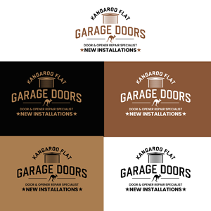 Logo Design by Shariqology for Kangaroo flat garage doors | Design: #36221224