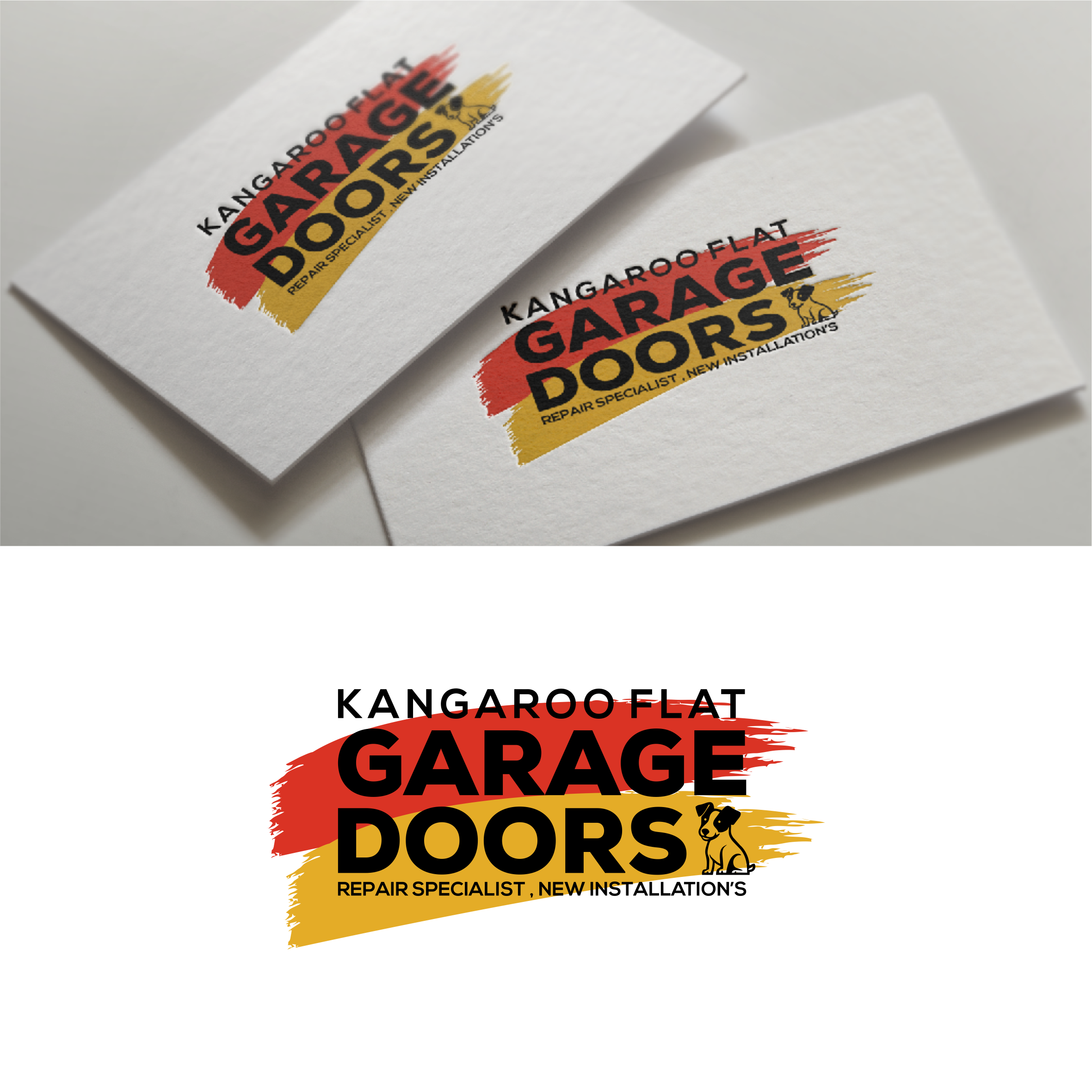 Diseño de Logo por diego costa para Kangaroo flat garage doors | Diseño #36223954