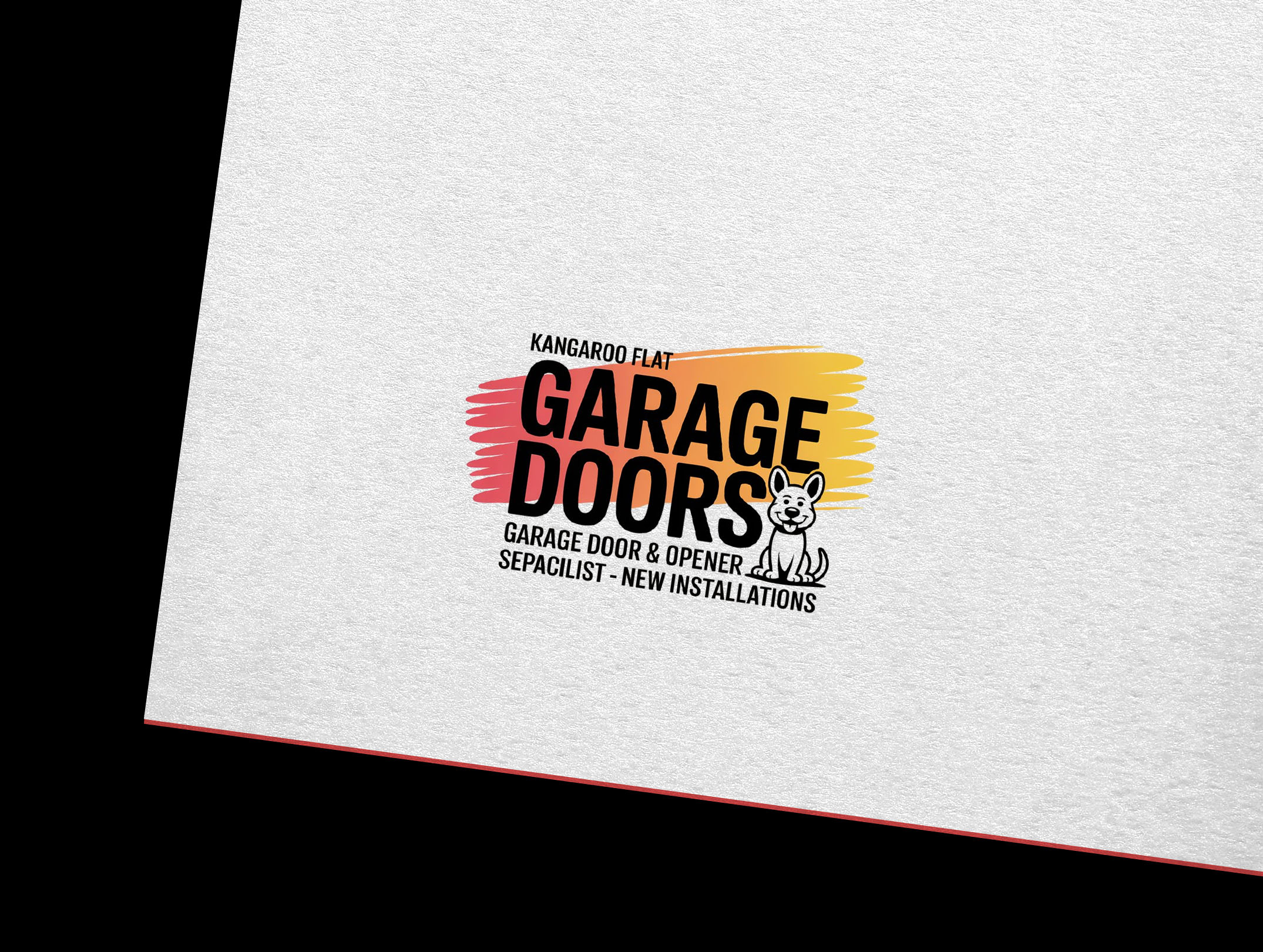Logo Design by GraphiqueLab for Kangaroo flat garage doors | Design #36224428