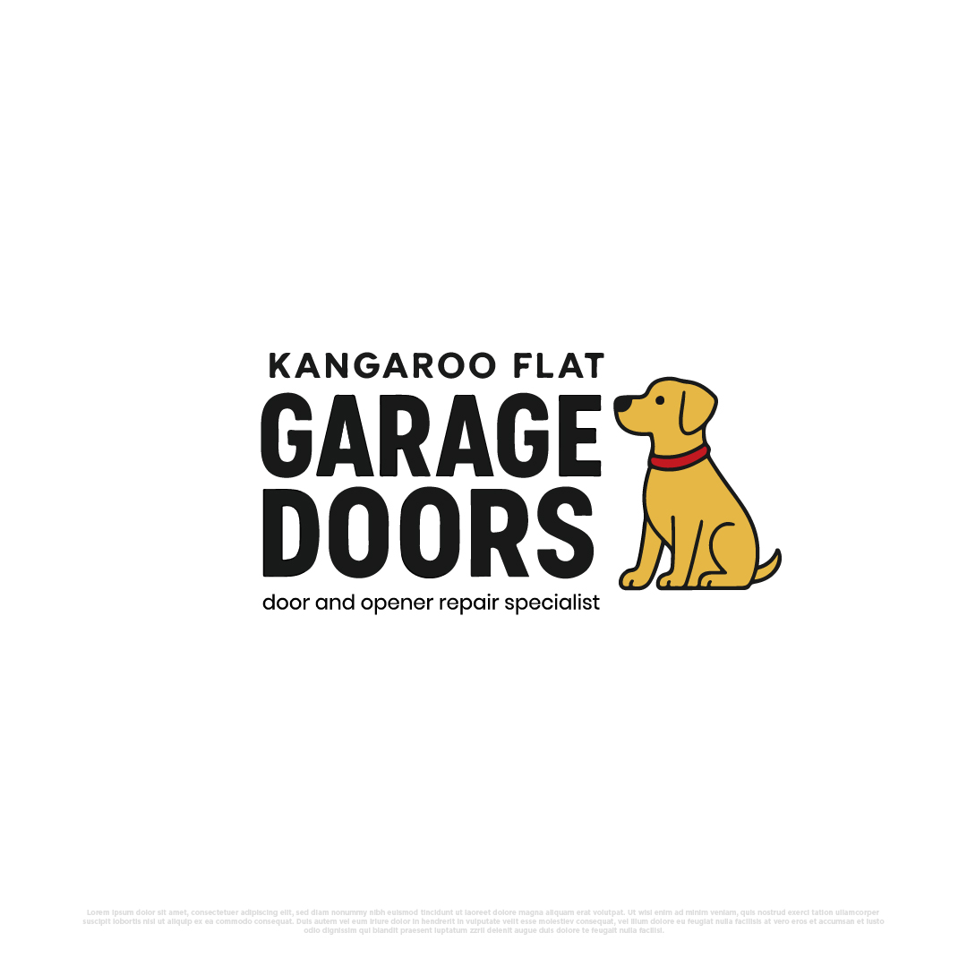 Logo Design by Kayla. for Kangaroo flat garage doors | Design #36222401