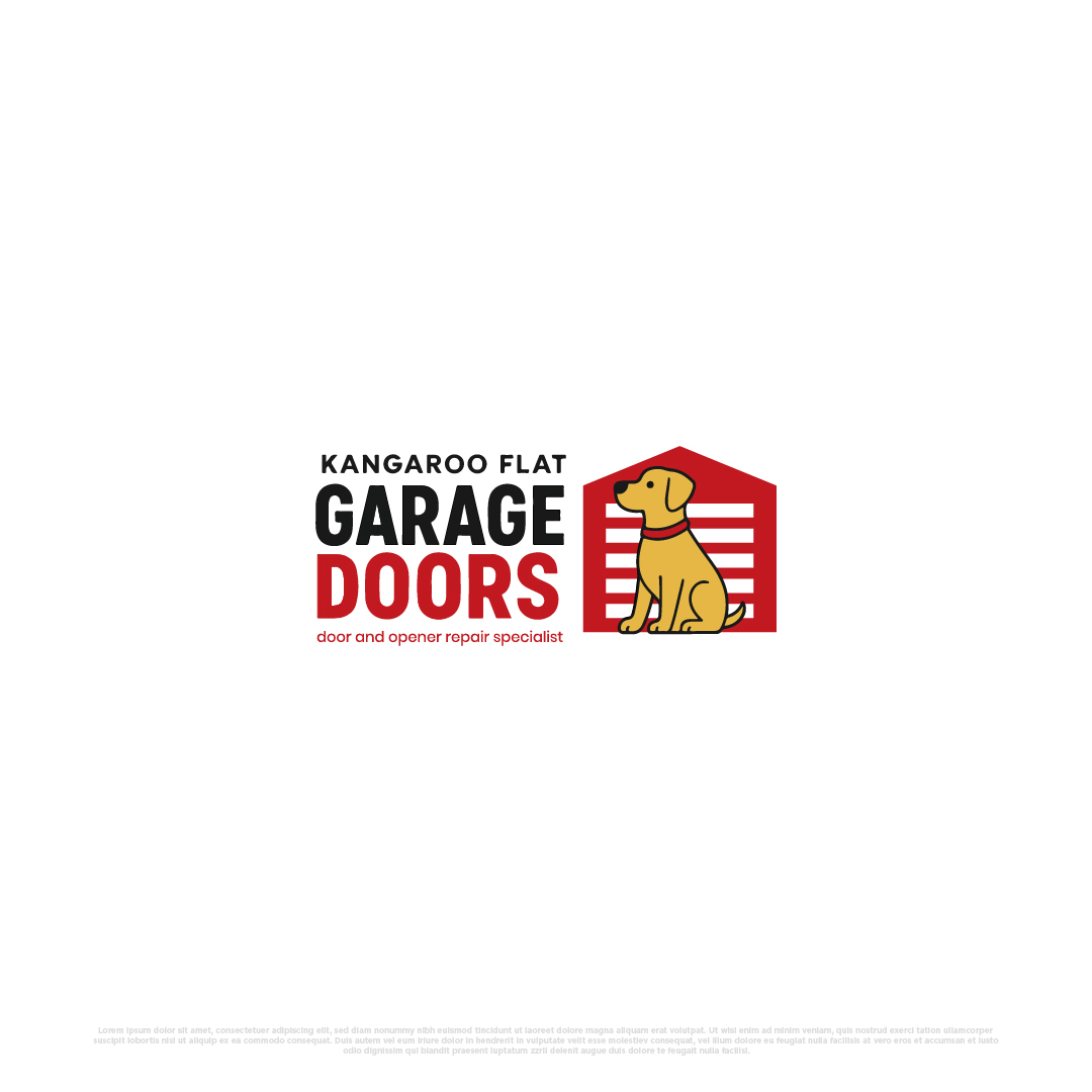 Logo Design by Kayla. for Kangaroo flat garage doors | Design #36222415