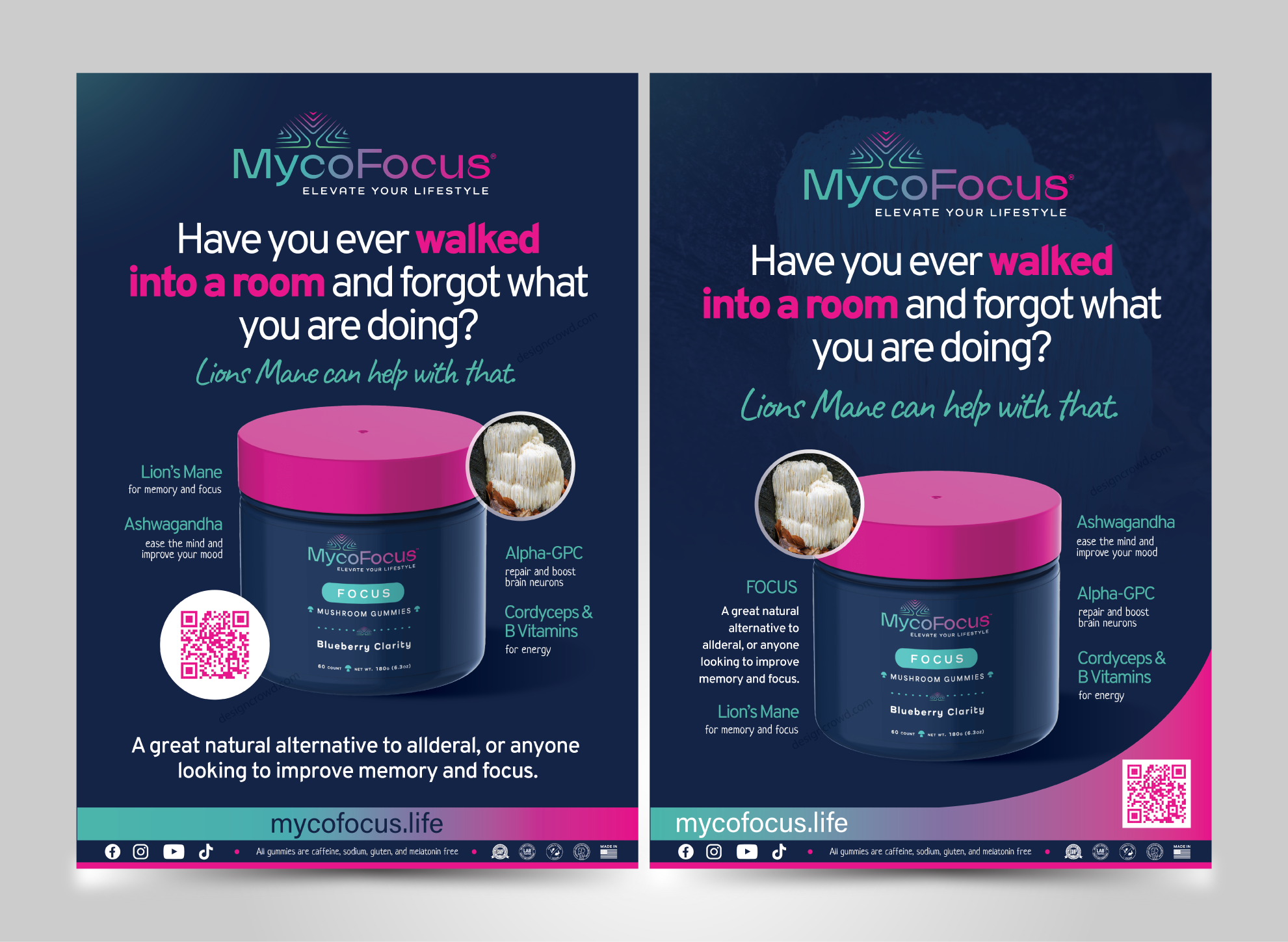 Design de Poster par JK18 pour MycoFocus | Design #36232443