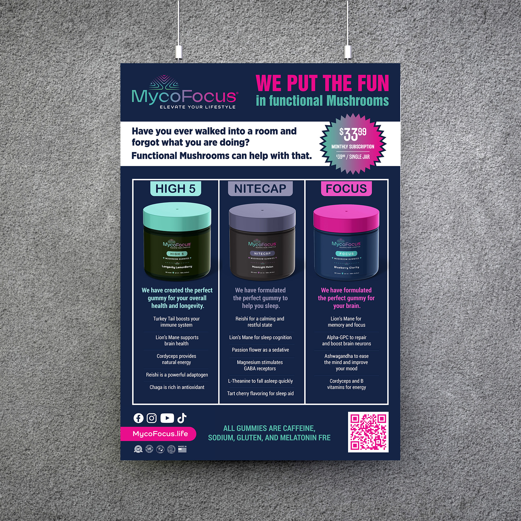 Design de Poster par GraphicsGuru pour MycoFocus | Design #36236933