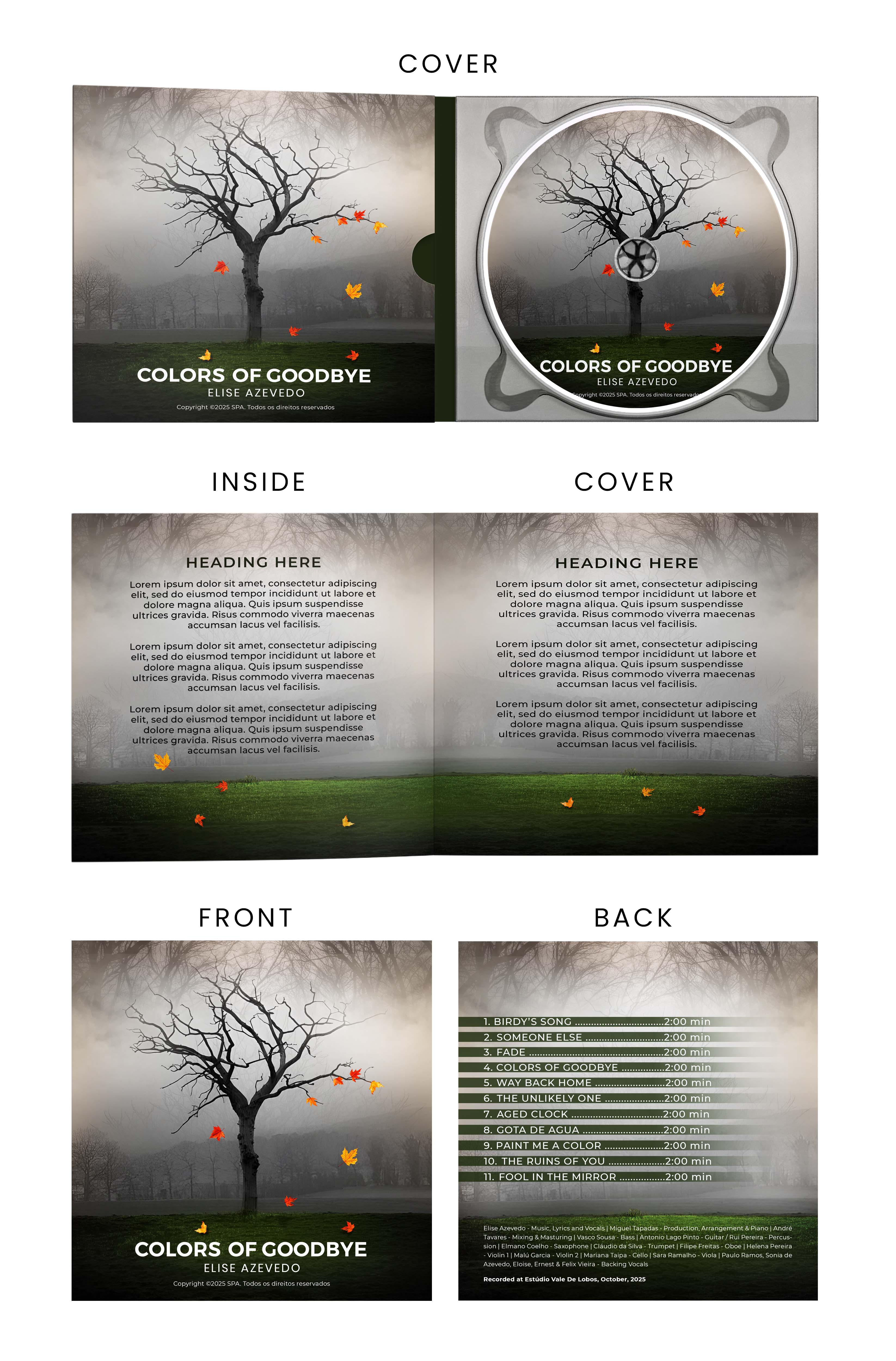 CD Cover Design by designcircle for White Space Inc. | Design #36297373