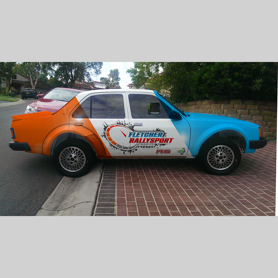 Car Wrap Design by YourLogoMaster for Fletcher Rallysport Pty Ltd | Design #36242624