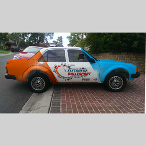 Diseño de Rotulación de Vehículo por YourLogoMaster para Fletcher Rallysport Pty Ltd | Diseño: #36242624