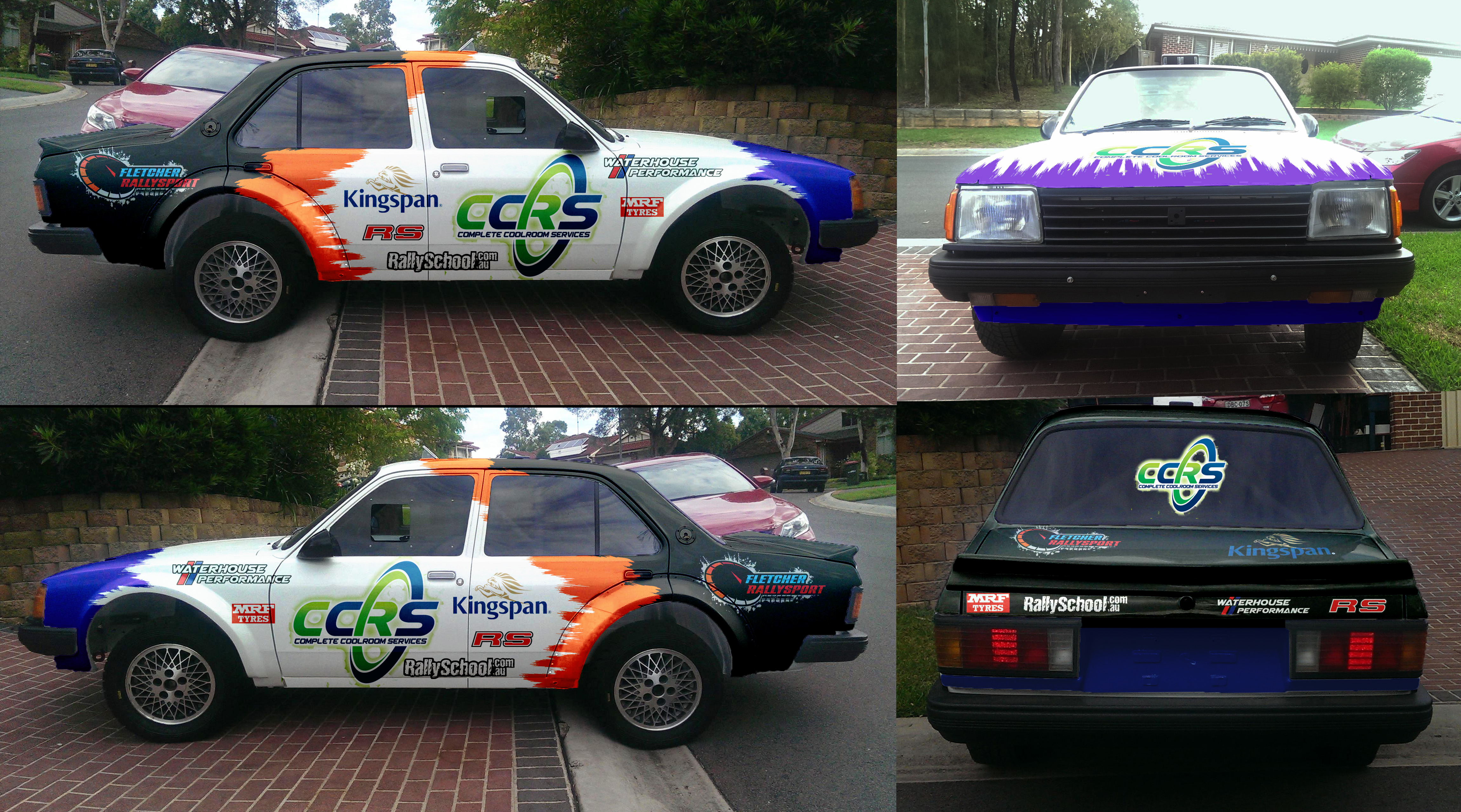 Car Wrap Design by tamtama for Fletcher Rallysport Pty Ltd | Design #36239740