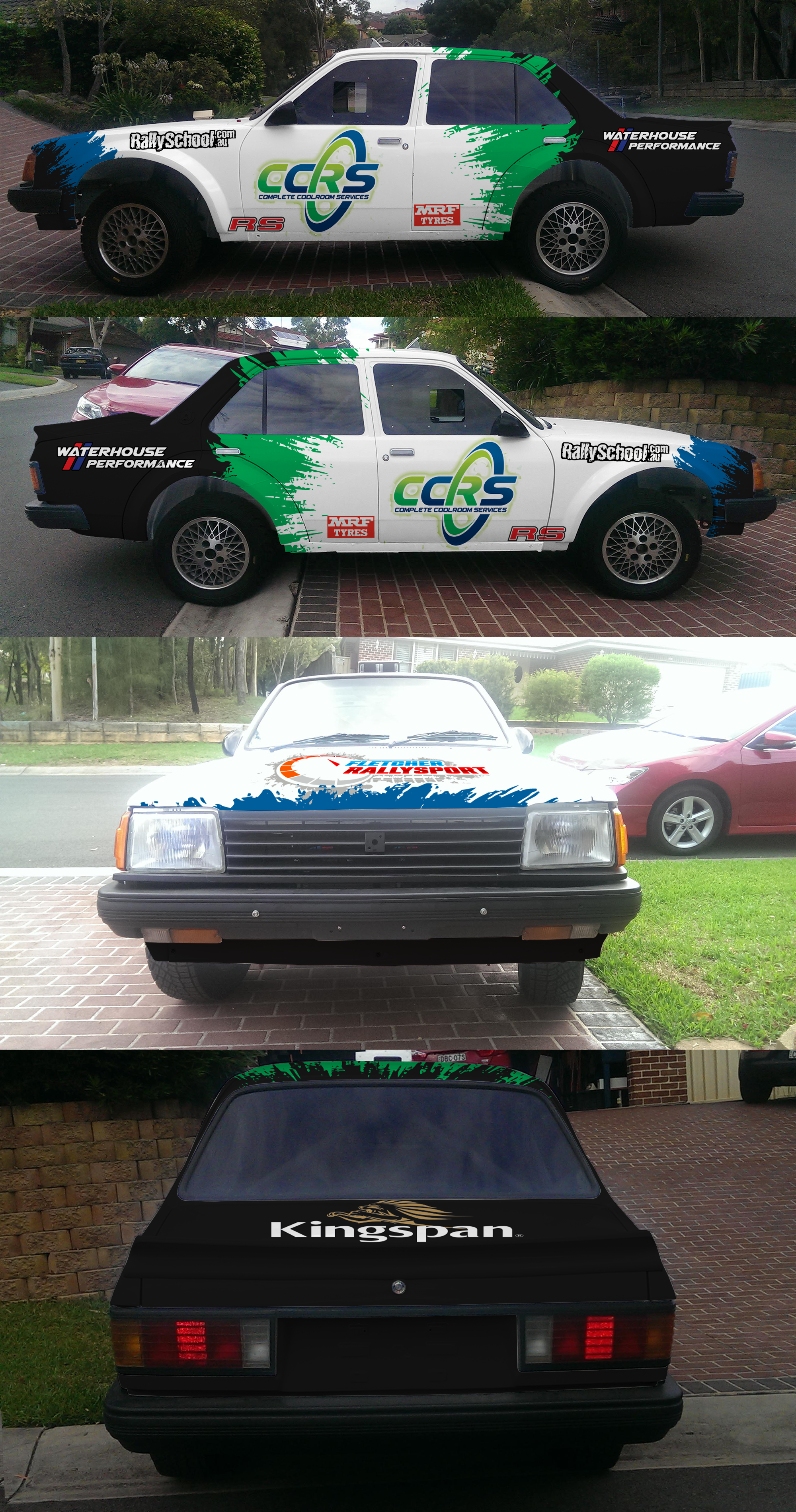 Car Wrap Design by 123graphics for Fletcher Rallysport Pty Ltd | Design #36241397
