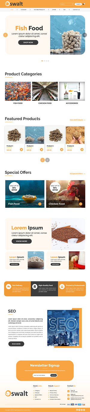 Web Design by Creations Box 2015 for OCS International | Design: #36248159