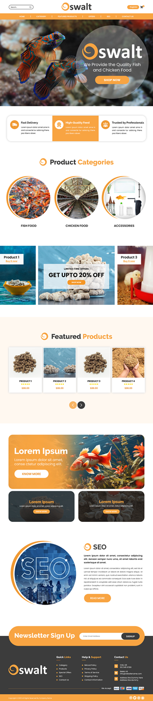 Web Design by Creations Box 2015 for OCS International | Design: #36278833