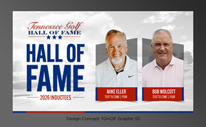 Hall of Fame annnouncement graphic for social media