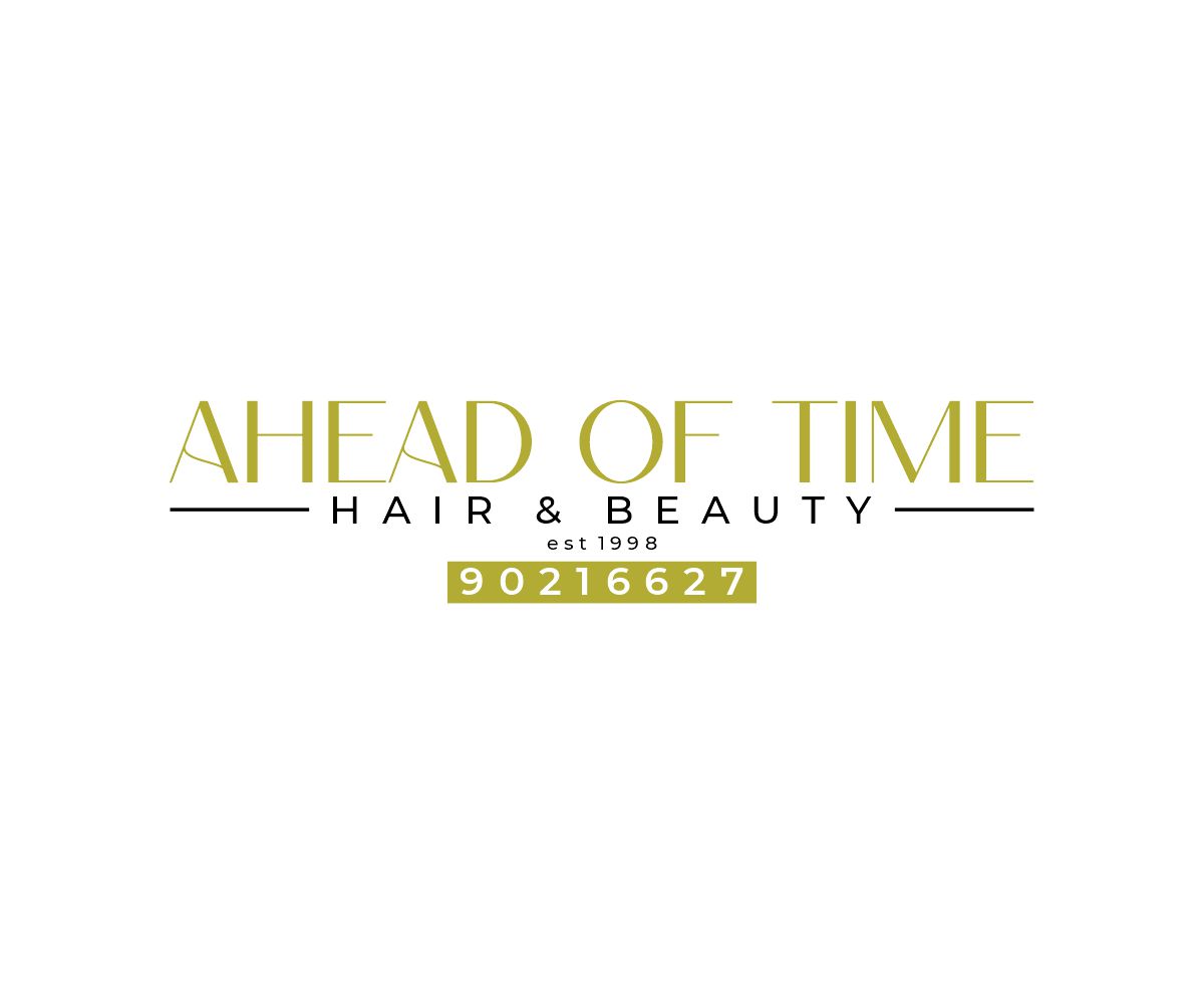 Logo Design by Thati Designs for Ahead Of Time Hair and Beauty | Design #36239087