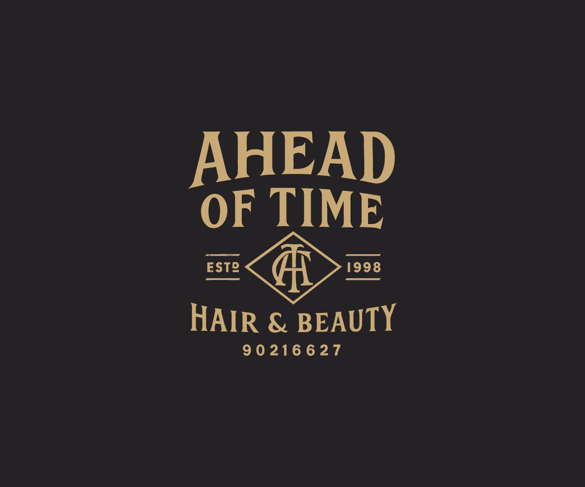 Logo Design by Designzz. for Ahead Of Time Hair and Beauty | Design #36238425