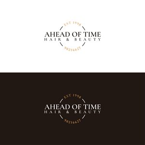 Logo Design by Choiresia.id for Ahead Of Time Hair and Beauty | Design: #36239370