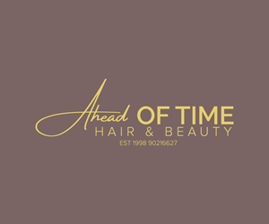 Logo Design by Kavth for Ahead Of Time Hair and Beauty | Design: #36276211
