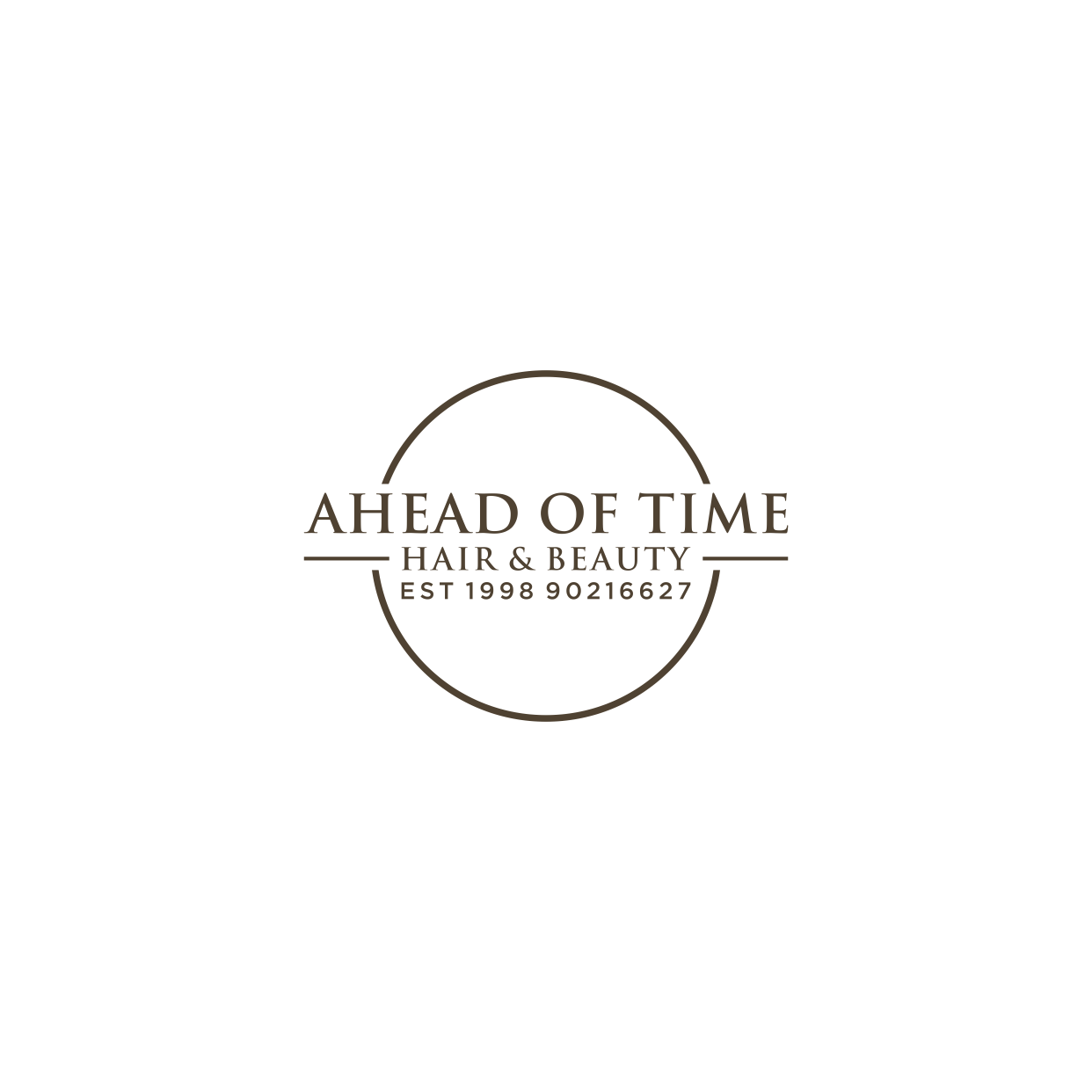 Logo Design by Kaze56 for Ahead Of Time Hair and Beauty | Design #36237585