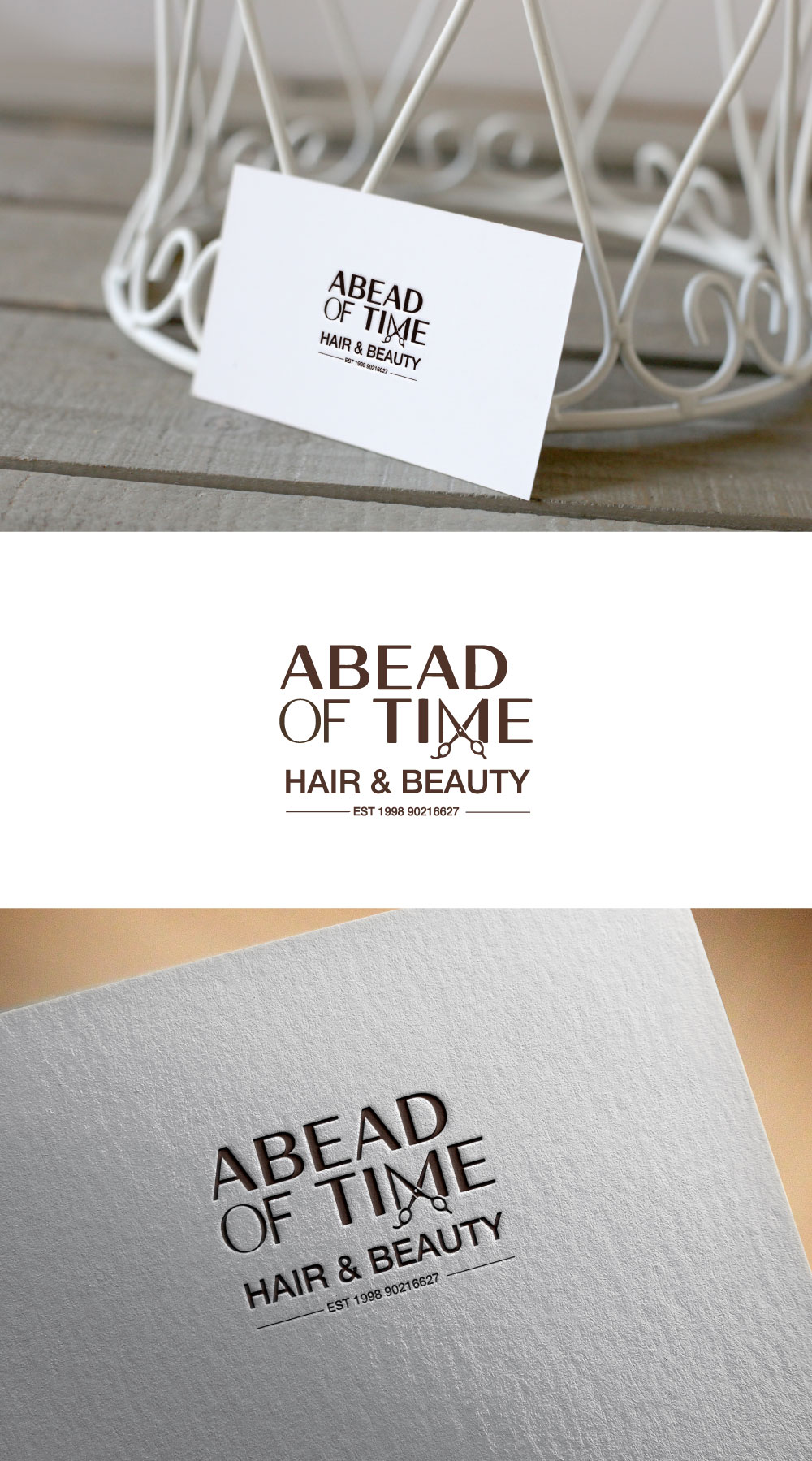Logo Design by KING JM for Ahead Of Time Hair and Beauty | Design #36239743