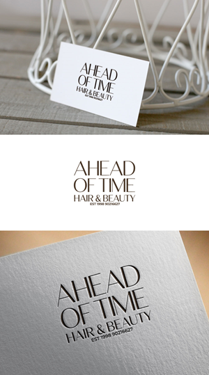 Logo Design by KING JM for Ahead Of Time Hair and Beauty | Design: #36239744