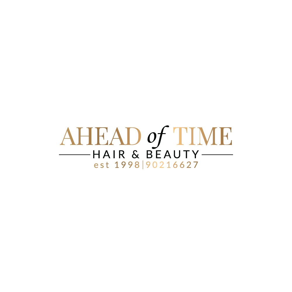 Logo Design by FellaCreator for Ahead Of Time Hair and Beauty | Design #36247968