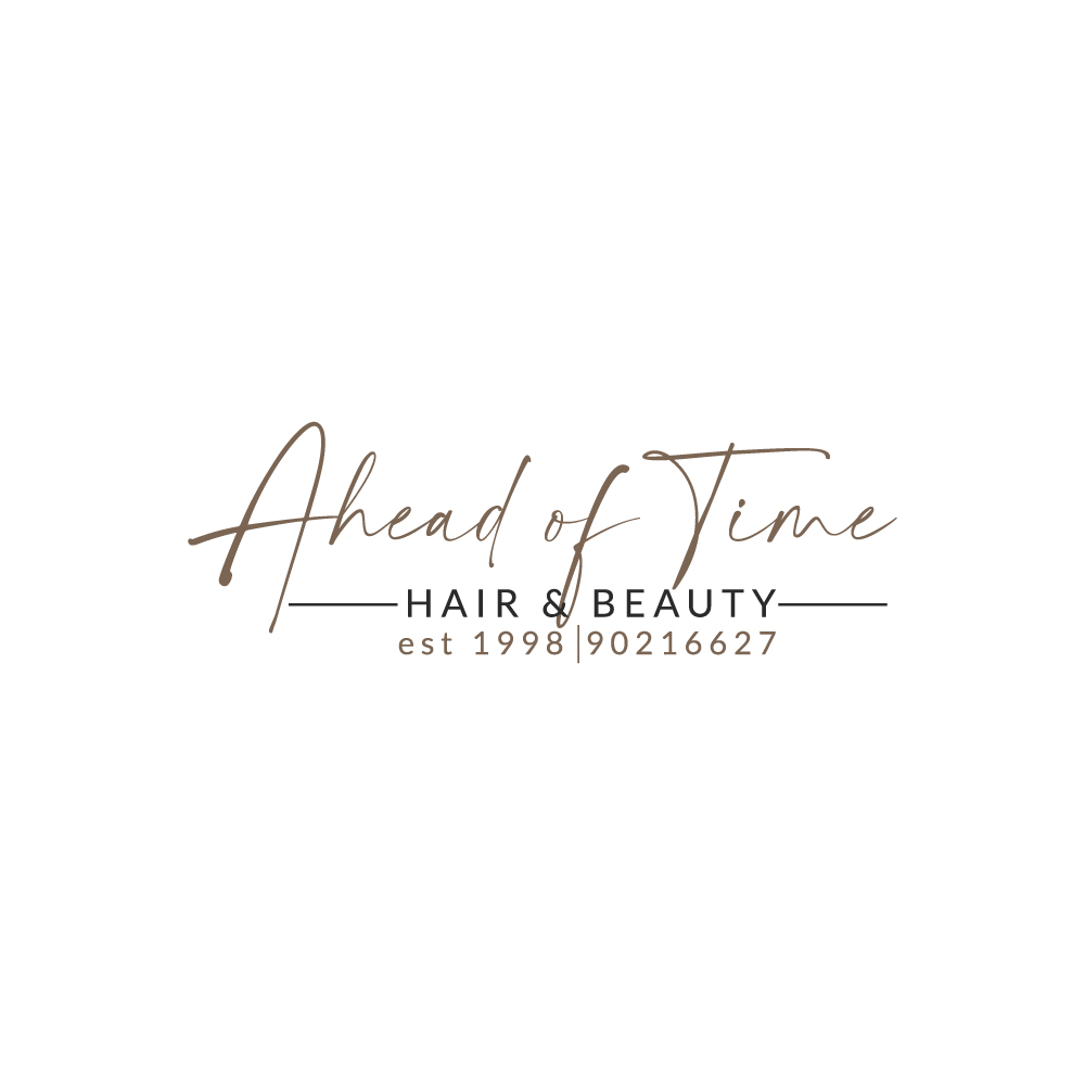 Logo Design by FellaCreator for Ahead Of Time Hair and Beauty | Design #36248380