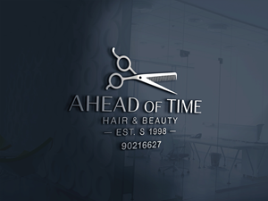 Logo Design by Robi-The Child for Ahead Of Time Hair and Beauty | Design: #36247649