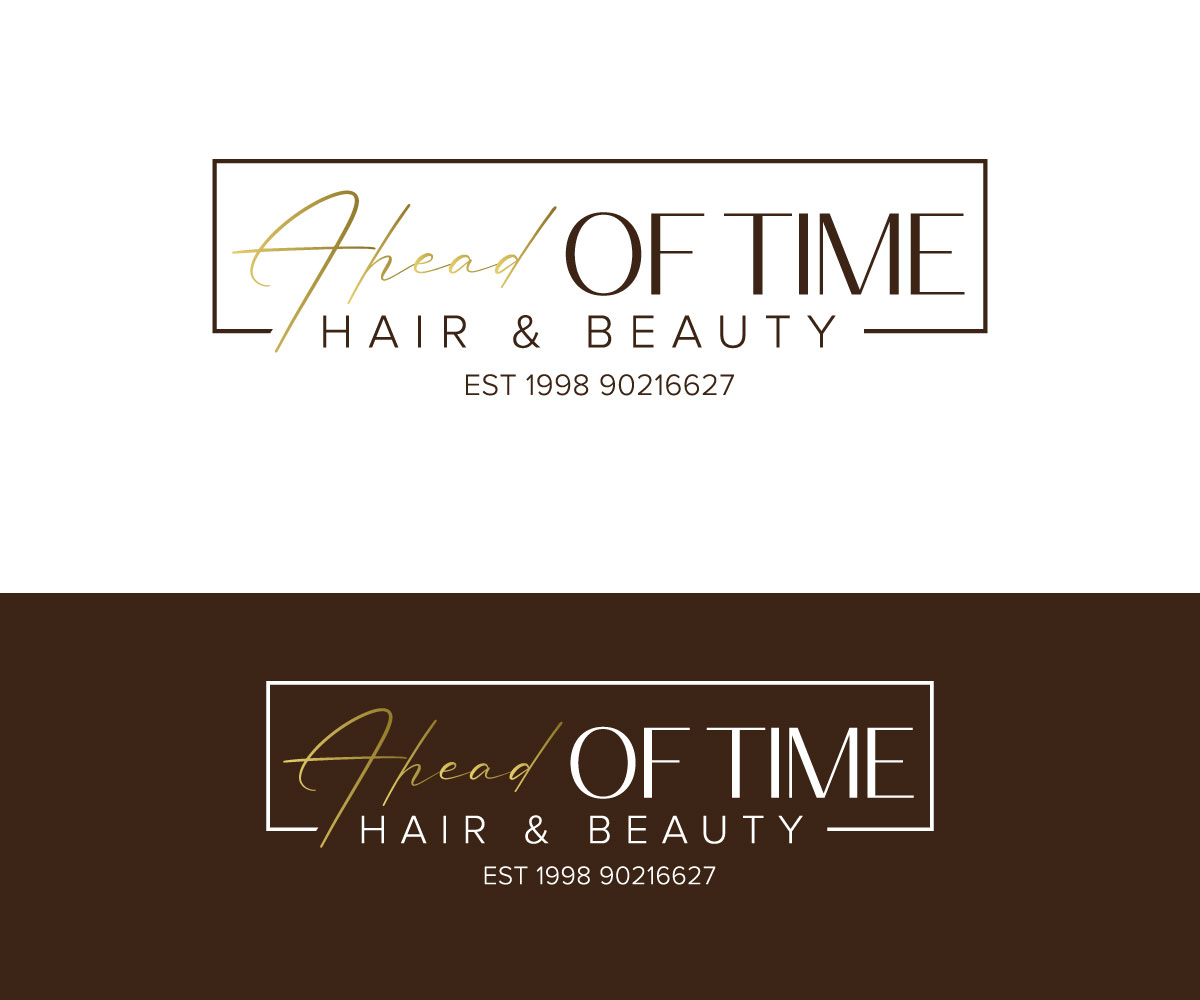 Logo Design by RaKu 2 for Ahead Of Time Hair and Beauty | Design #36274136